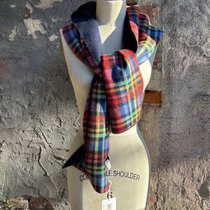 Autumn Cashmere Reversible Plaid Scarf
